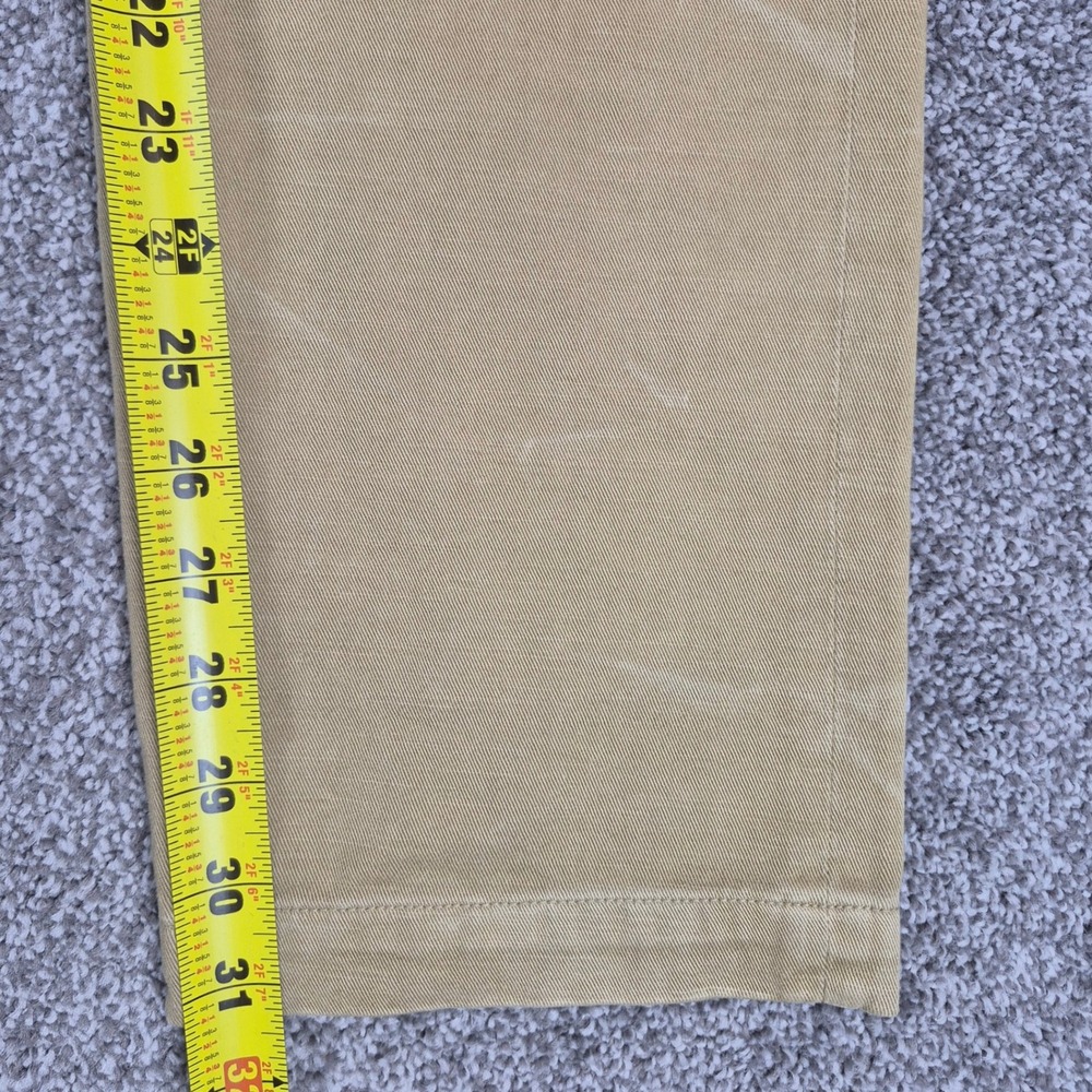 Ralph Lauren Purple Label Chino Pants Womens 4 (30x31) Khaki Cotton Straight - Picture 6 of 9